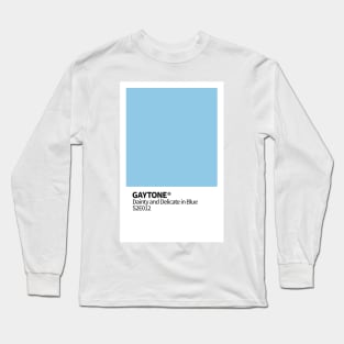 GAYTONE - Dainty and Delicate in Blue (Wynonna Earp) Long Sleeve T-Shirt